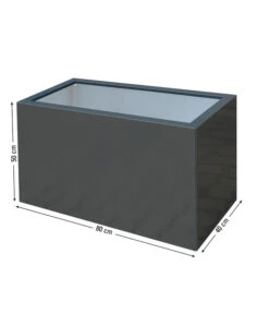 Palatino Metall-Pflanzgefäß Lotte -Angebote Pflanz Lust Store 2015295 WE BG 001 PalatinoPflanzgefaessLotte80anthrazit