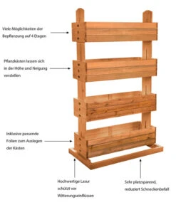 Hecht Hochbeet Cube 4, Ca. B82/H145/T50 Cm -Angebote Pflanz Lust Store 3060399 WE IG 001 HechtHochbeetCube4NEU