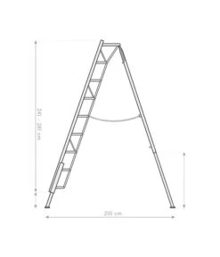 Niwaki 3-Holm-Gartenleiter Höhenverstellbar -Angebote Pflanz Lust Store 6610349 WE DE 002 50North3HolmGartenleiter