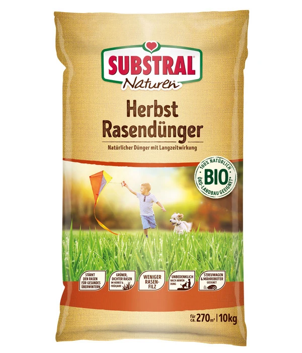Substral Naturen Bio Herbst Rasendünger, 10 Kg 1 Substral Naturen Bio Herbst Rasendünger, 10 Kg