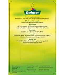 Herbstapfel 'Elstar' -Angebote Pflanz Lust Store 7639164 HerbstapfelElstar Etikett 2