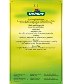 Zwetschge 'Haganta' -Angebote Pflanz Lust Store 7662257 ZwetscheHaganta Etikett 2